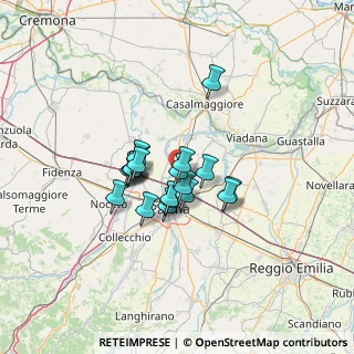 Mappa Via Viazza di Paradigna, 43122 Parma PR, Italia (8.911)