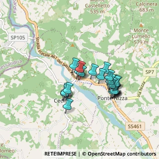 Mappa Località Casa Lucchelli, 27050 Cecima PV, Italia (0.728)