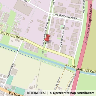 Mappa Via Cristoforo Colombo, 37/E, 44124 Ferrara, Ferrara (Emilia Romagna)