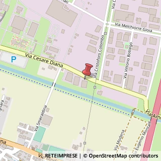 Mappa Via Cesare Diana, 6, 44124 Ferrara, Ferrara (Emilia Romagna)