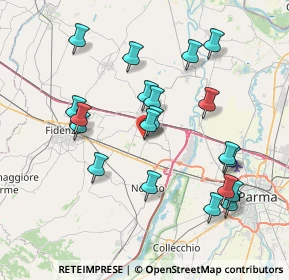 Mappa Via Pier Paolo Pasolini, 43010 Fontevivo PR, Italia (7.7435)