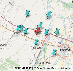 Mappa Via Pier Paolo Pasolini, 43010 Fontevivo PR, Italia (5.84167)