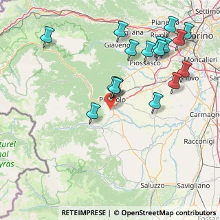 Mappa Via Val Pellice, 10064 Pinerolo TO, Italia (18.43529)