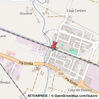 Mappa Frazione Parola, 58, 43012 Fontanellato, Parma (Emilia Romagna)