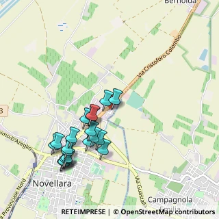 Mappa Via Tazio Nuvolari, 42017 Novellara RE, Italia (1.036)