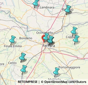 Mappa Via Calvino, 44122 Ferrara FE, Italia (17.98929)