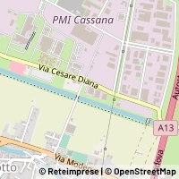 Mapa Ferrara