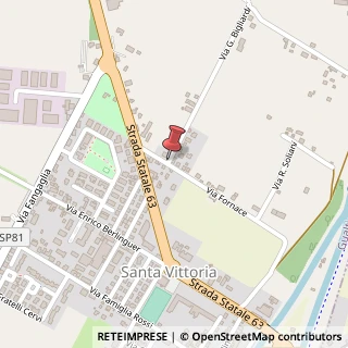 Mappa Via G. Bigliardi, 1, 42044 Gualtieri, Reggio nell'Emilia (Emilia Romagna)