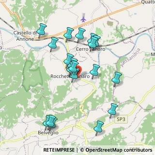 Mappa Via Salie, 14030 Rocchetta Tanaro AT, Italia (1.842)