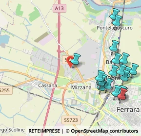 Mappa Via Maestri del Lavoro, 44122 Ferrara FE, Italia (2.6125)