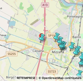 Mappa Via Vittorio Bottego, 44124 Ferrara FE, Italia (2.89538)