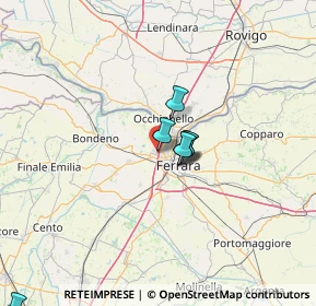 Mappa Via Vittorio Bottego, 44124 Ferrara FE, Italia (33.534)