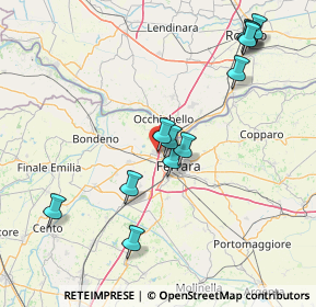 Mappa Via Vittorio Bottego, 44124 Ferrara FE, Italia (16.31583)