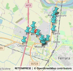 Mappa SP 19, 44122 Ferrara FE, Italia (1.61765)