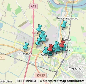 Mappa SP 19, 44122 Ferrara FE, Italia (1.231)