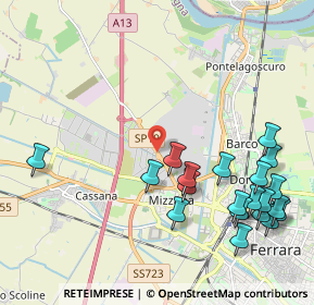 Mappa SP 19, 44122 Ferrara FE, Italia (2.5265)