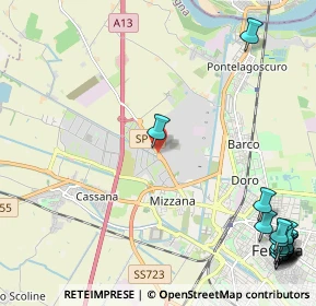 Mappa SP 19, 44122 Ferrara FE, Italia (3.66647)