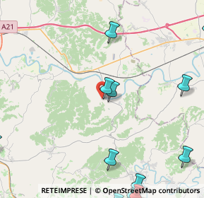 Mappa Piazza Italia, 14030 Rocchetta Tanaro AT, Italia (7.6225)