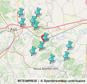 Mappa Piazza Italia, 14030 Rocchetta Tanaro AT, Italia (7.49727)