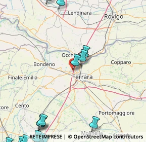 Mappa Via Amerigo Vespucci, 44124 Ferrara FE, Italia (29.53333)
