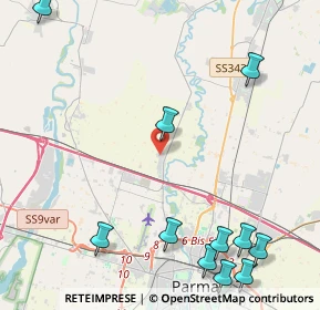 Mappa Strada Molino di Baganzola, 43126 Baganzola PR, Italia (6.52923)