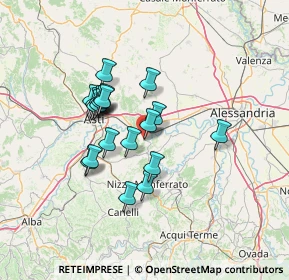 Mappa Via Bo, 14030 Rocchetta Tanaro AT, Italia (11.0645)