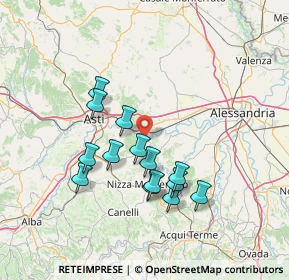 Mappa Via Bo, 14030 Rocchetta Tanaro AT, Italia (12.845)
