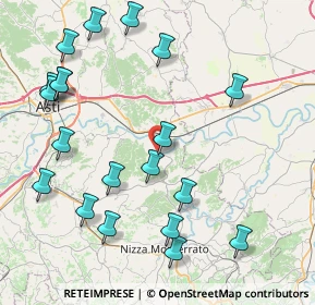 Mappa Via Bo, 14030 Rocchetta Tanaro AT, Italia (9.8415)