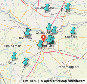 Mappa Via Giovanni Calvino, 44040 Ferrara FE, Italia (13.06643)