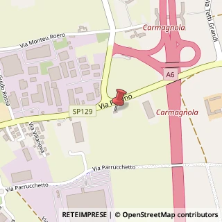 Mappa Via Poirino, 10022 Carmagnola, Torino (Piemonte)