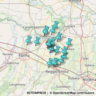 Mappa Via Montessori, 42028 Poviglio RE, Italia (9.6755)