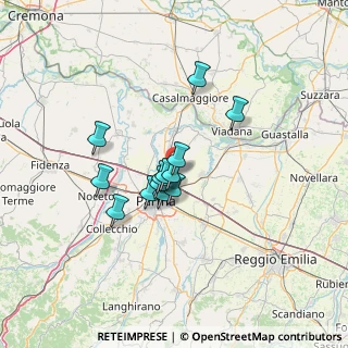 Mappa Via Emilio Gino Segrè, 43122 Parma PR, Italia (9.53308)