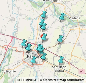 Mappa Via Emilio Gino Segrè, 43122 Parma PR, Italia (6.50867)