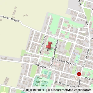 Mappa Via Pietro Mascagni, 26, 43058 Sorbolo, Parma (Emilia Romagna)