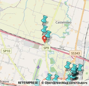 Mappa Via Tullio Masotti, 43126 Baganzola PR, Italia (3.4695)