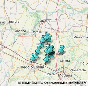 Mappa Via II Giugno, 42017 Novellara RE, Italia (10.065)