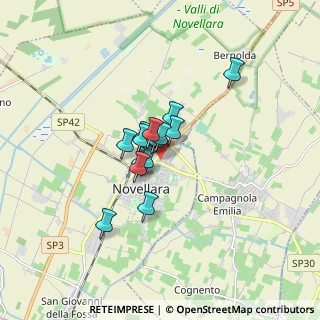 Mappa Via II Giugno, 42017 Novellara RE, Italia (0.99357)