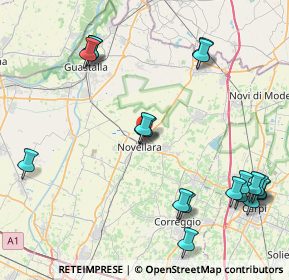 Mappa Via II Giugno, 42017 Novellara RE, Italia (10.1515)