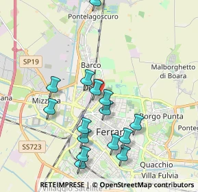 Mappa Via Gustavo Bianchi, 44122 Ferrara FE, Italia (2.004)