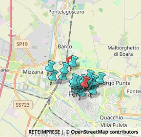 Mappa Via Gustavo Bianchi, 44122 Ferrara FE, Italia (1.366)