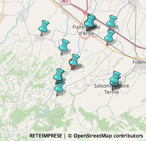 Mappa Strada Communale dei Pallastrelli, 29014 Castell'Arquato PC, Italia (7.64267)