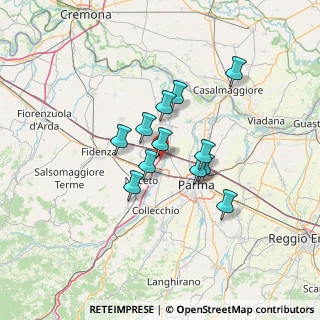 Mappa Via Lisbona, 43010 Fontevivo PR, Italia (10.0425)
