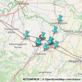 Mappa Via Lisbona, 43010 Fontevivo PR, Italia (9.26667)