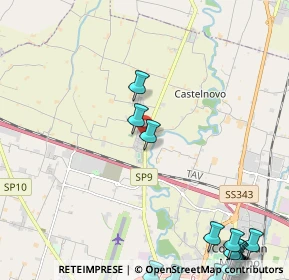 Mappa Strada Vecchia di Baganzola, 43126 Baganzola PR, Italia (3.763)