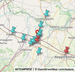 Mappa Via Colorno, 43122 Parma PR, Italia (11.34083)