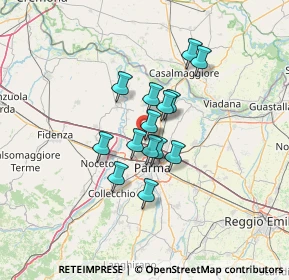 Mappa Via Ferdinando Santi, 43126 Parma PR, Italia (9.13571)