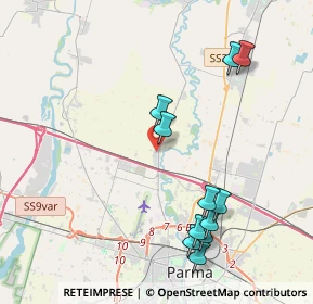 Mappa Via Ferdinando Santi, 43126 Parma PR, Italia (4.40273)