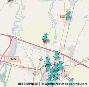 Mappa Via Ferdinando Santi, 43126 Parma PR, Italia (6.80889)