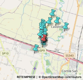 Mappa Via Ferdinando Santi, 43126 Parma PR, Italia (0.8345)