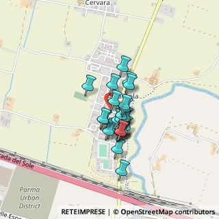 Mappa Via Ferdinando Santi, 43126 Parma PR, Italia (0.256)